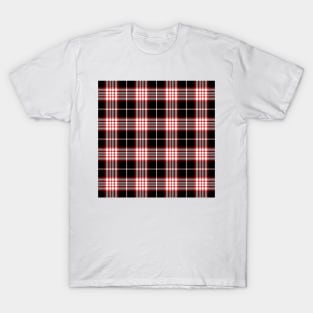 Red and Black Buffalo Tartan Plaid Pattern T-Shirt